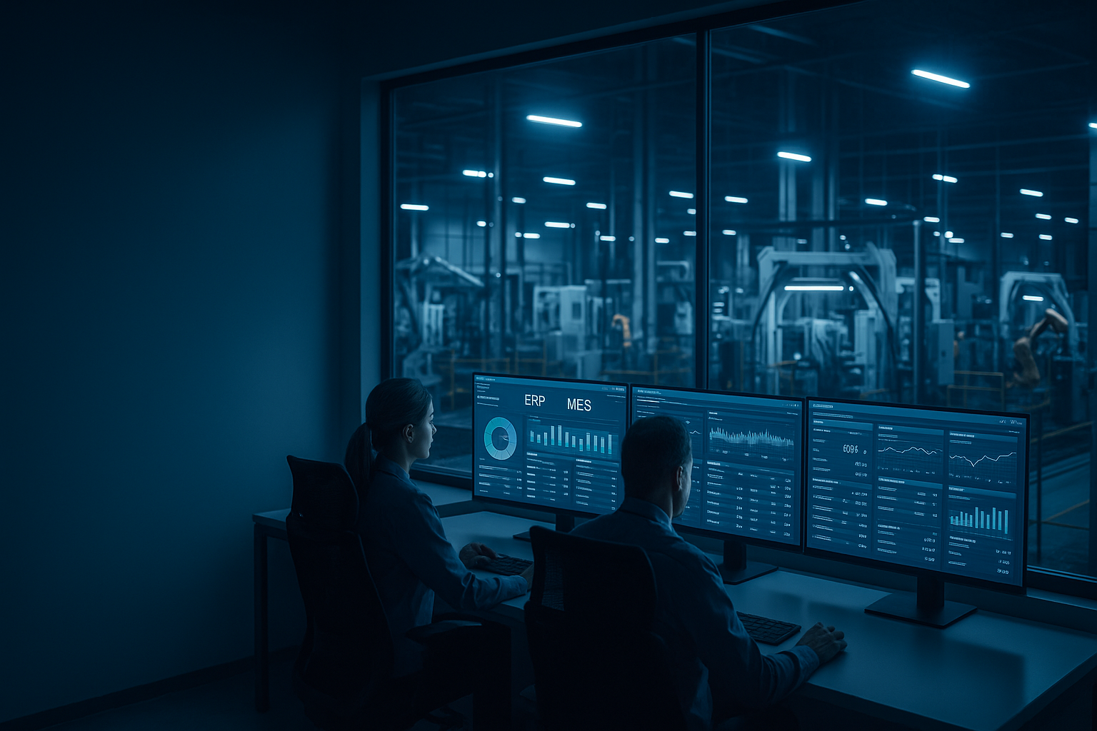 Differenza tra MES ed ERP in un contesto produttivo industriale digitalizzato
